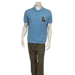 Lacoste Men’s Sky Blue L Badge Croc Logo Polo Shirt